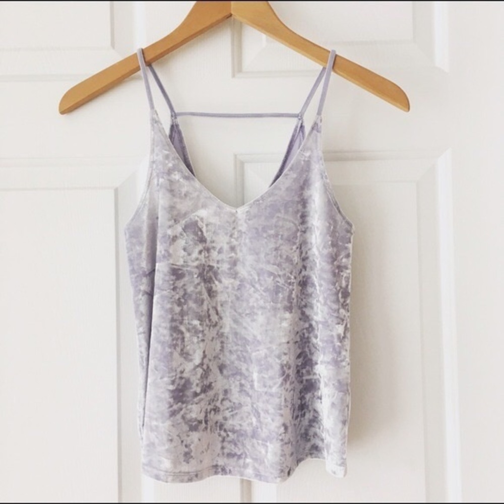 American Eagle velvet tank